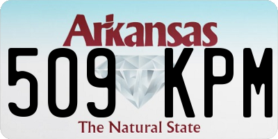 AR license plate 509KPM