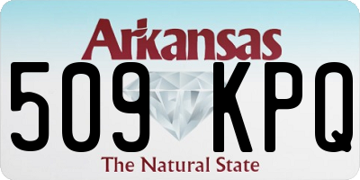 AR license plate 509KPQ