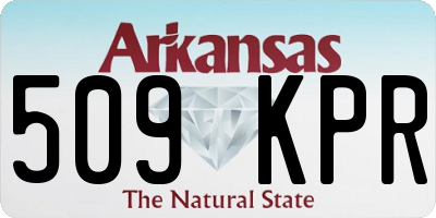 AR license plate 509KPR