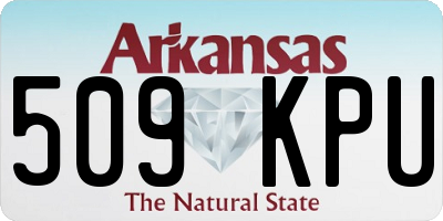 AR license plate 509KPU