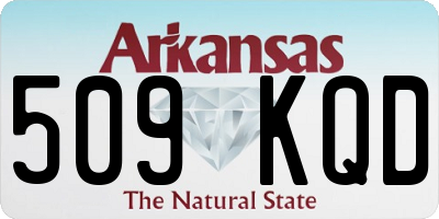 AR license plate 509KQD