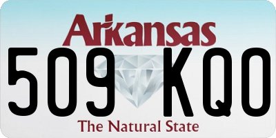 AR license plate 509KQO