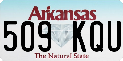 AR license plate 509KQU