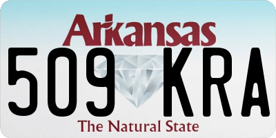 AR license plate 509KRA