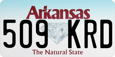 AR license plate 509KRD