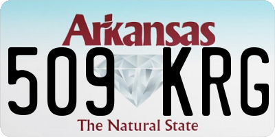 AR license plate 509KRG