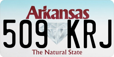 AR license plate 509KRJ