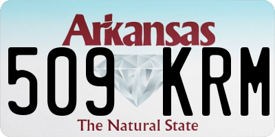 AR license plate 509KRM