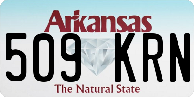 AR license plate 509KRN