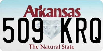 AR license plate 509KRQ