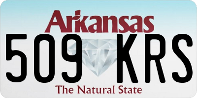 AR license plate 509KRS