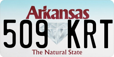 AR license plate 509KRT
