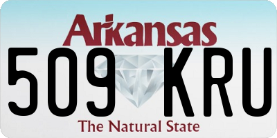 AR license plate 509KRU