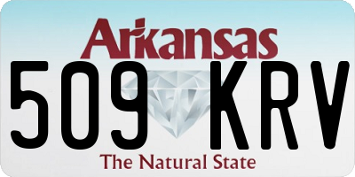 AR license plate 509KRV
