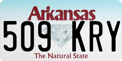 AR license plate 509KRY
