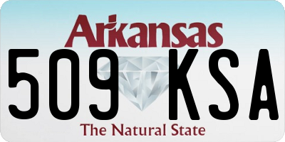 AR license plate 509KSA