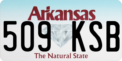 AR license plate 509KSB