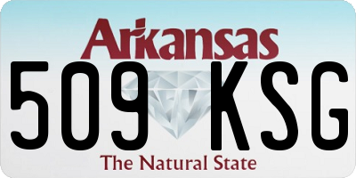 AR license plate 509KSG