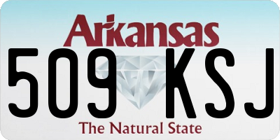 AR license plate 509KSJ