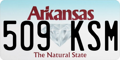 AR license plate 509KSM