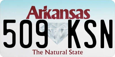 AR license plate 509KSN