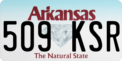 AR license plate 509KSR