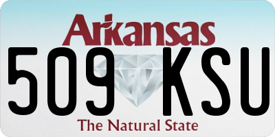 AR license plate 509KSU