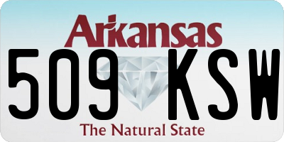 AR license plate 509KSW