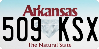 AR license plate 509KSX