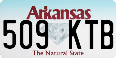 AR license plate 509KTB