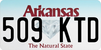 AR license plate 509KTD