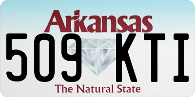 AR license plate 509KTI