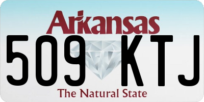 AR license plate 509KTJ