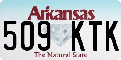 AR license plate 509KTK