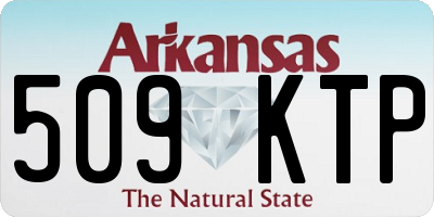 AR license plate 509KTP