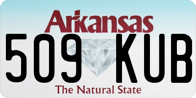 AR license plate 509KUB