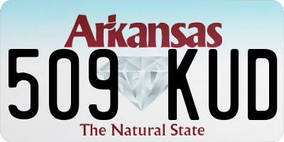 AR license plate 509KUD