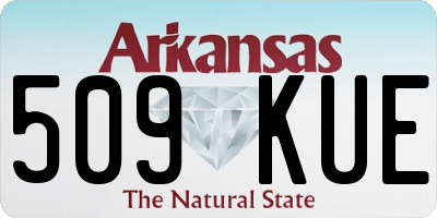 AR license plate 509KUE