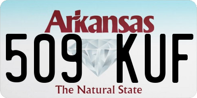 AR license plate 509KUF