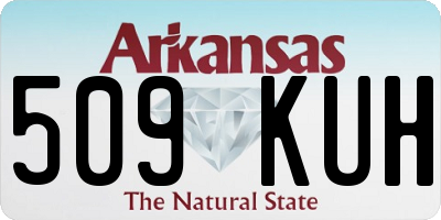 AR license plate 509KUH