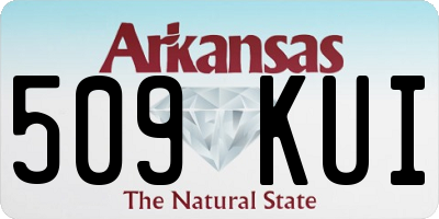 AR license plate 509KUI
