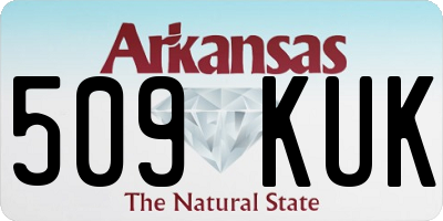 AR license plate 509KUK