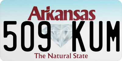 AR license plate 509KUM