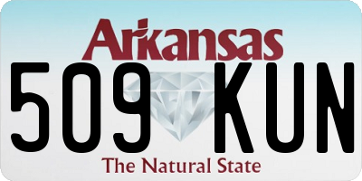 AR license plate 509KUN