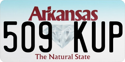AR license plate 509KUP
