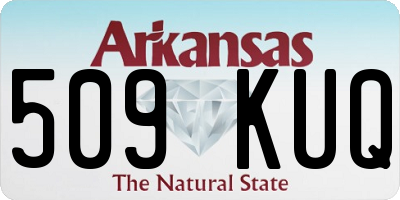 AR license plate 509KUQ