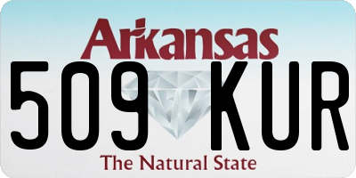 AR license plate 509KUR