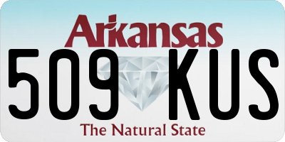 AR license plate 509KUS