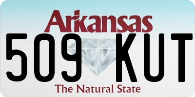 AR license plate 509KUT