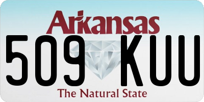 AR license plate 509KUU
